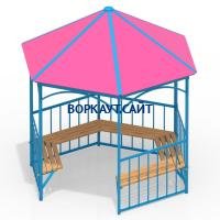 Беседка с лавками МАФ 4120 в Нижнем Новгороде