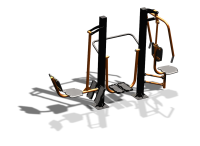 Уличный тренажер "Жим ногами Шагомер Жим от груди" УТ333 в Нижнем Новгороде