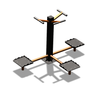 Уличный тренажер "Твистер тройной" УТ337 в Нижнем Новгороде