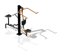 Уличный тренажер "Верхняя тяга Вело" УТ340 в Нижнем Новгороде