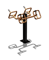 Уличный тренажер  "Штурвал двойной"  УТ201 в Нижнем Новгороде