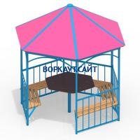 Беседка со столом и лавками МАФ 4121 в Нижнем Новгороде