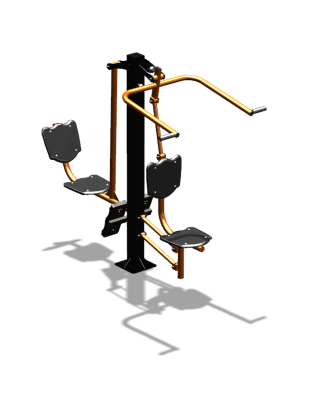 Уличный тренажер "Верхняя тяга Жим ногами" УТ322 в Нижнем Новгороде