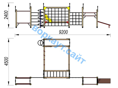 Детский спортивный комплекс ДСК 3102 в Нижнем Новгороде