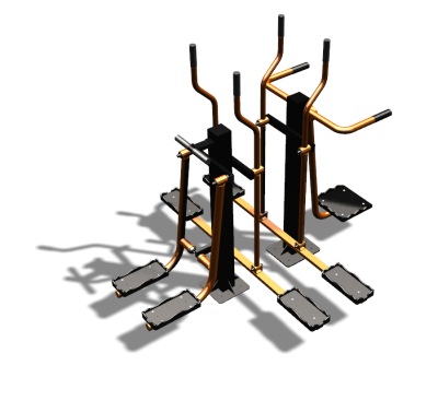 Уличный тренажер "Шпагат Маятник Лыжник двойной" УТ335 в Нижнем Новгороде