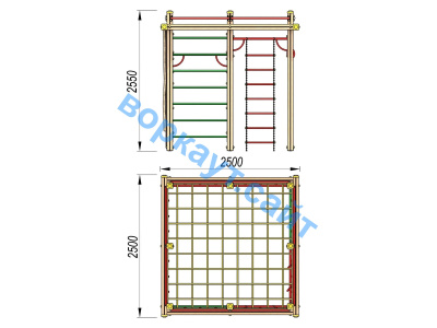 Детский спортивный комплекс ДСК 3110 в Нижнем Новгороде Детский спортивный комплекс ДСК 3110 в Нижнем Новгороде