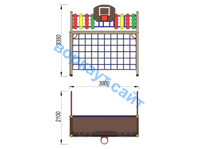 Детский спортивный комплекс ДСК 3101 в Нижнем Новгороде