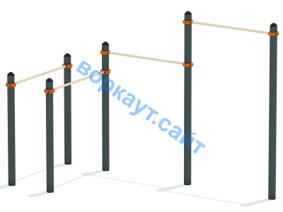 Турник двойной с брусьями ВС-17 в Нижнем Новгороде