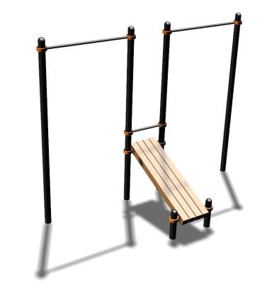 Воркаут турники со скамьей для пресса ВС-27 в Нижнем Новгороде