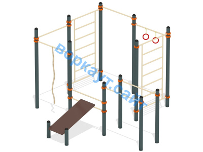 Спортивный комплекс воркаут ВС-47 в Нижнем Новгороде