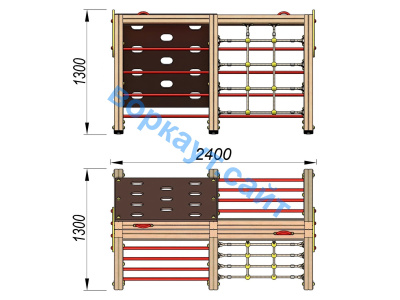 Детский спортивный комплекс ДСК 3203 в Нижнем Новгороде