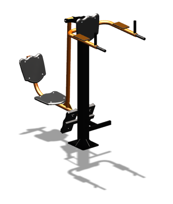 Уличный тренажер "Жим ногами Брусья Пресс" УТ329 в Нижнем Новгороде