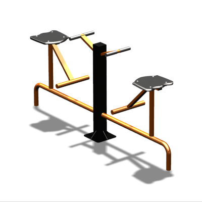 Уличный тренажер  "Твистер сидя двойной"   УТ216 в Нижнем Новгороде