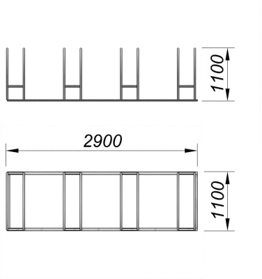 Велопарковка МАФ 6002 в Нижнем Новгороде
