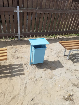 Урна с крышкой МАФ 1631 в Нижнем Новгороде