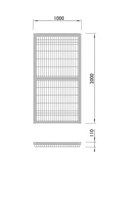 Калитка спортивной площадки МАФ 5105 в Нижнем Новгороде
