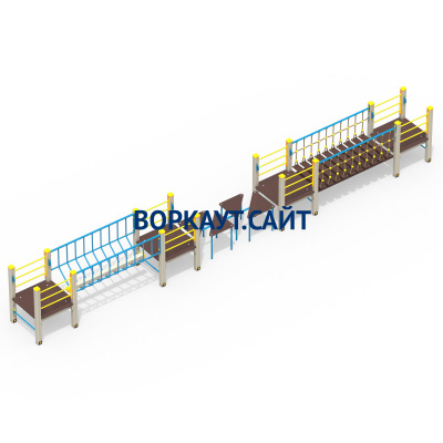 Детский спортивный комплекс Двойной мостик ДСК 3115 в Нижнем Новгороде