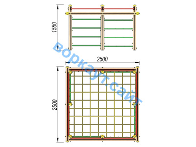 Детский спортивный комплекс ДСК 3109 в Нижнем Новгороде