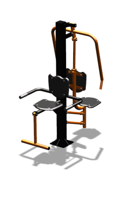 Уличный тренажер "Жим от груди Флекс" УТ324 в Нижнем Новгороде