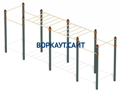 Воркаут рукоход с турниками ВС-23 в Нижнем Новгороде