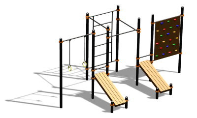 Спортивный комплекс воркаут ВС-125 в Нижнем Новгороде Спортивный комплекс воркаут ВС-125 в Нижнем Новгороде