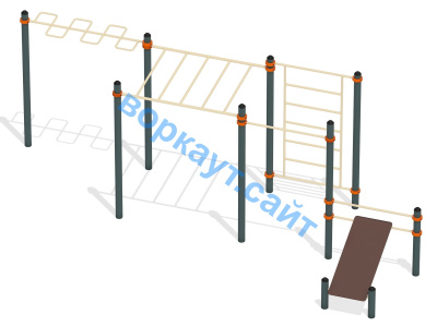 Спортивный комплекс воркаут ВС-45 в Нижнем Новгороде