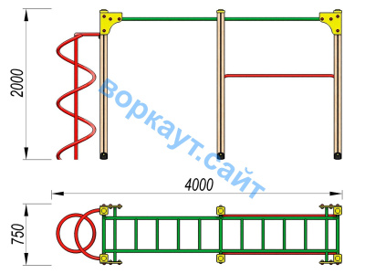 Детский спортивный комплекс ДСК 3104 в Нижнем Новгороде