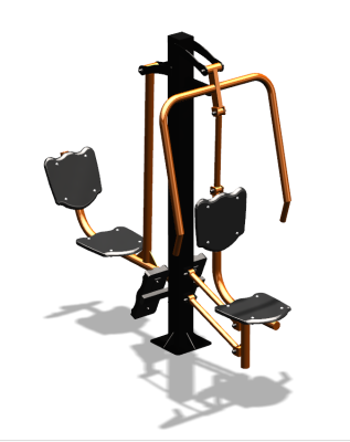 Уличный тренажер "Жим от груди Жим ногами" УТ304 в Нижнем Новгороде