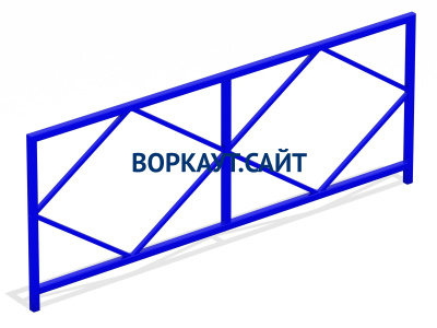 Ограждение площадки МАФ 5001 в Нижнем Новгороде