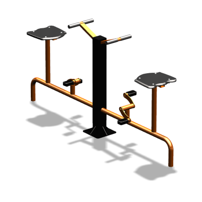 Уличный тренажер  "Вело двойной"   УТ211 в Нижнем Новгороде