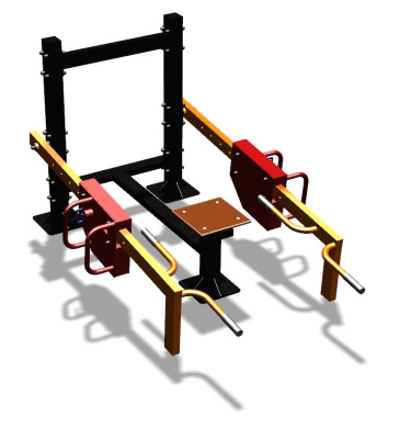 Силовой уличный тренажер  "Приседания/Шраги"  УТ413 в Нижнем Новгороде