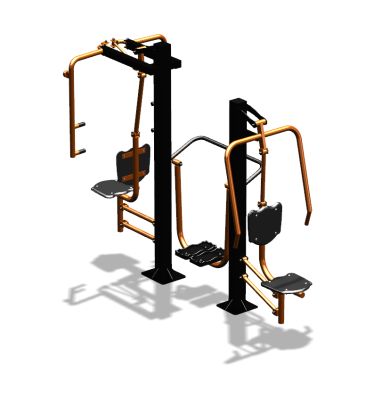 Уличный тренажер "Жим от себя Шагомер Баттерфляй" УТ303 в Нижнем Новгороде