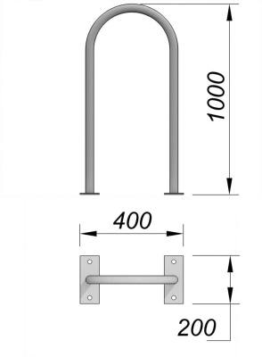 Велопарковка МАФ 6001 в Нижнем Новгороде