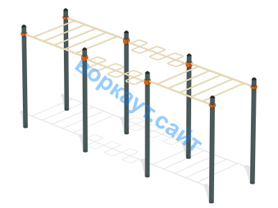 Воркаут комплекс рукоходов ВС-22 в Нижнем Новгороде