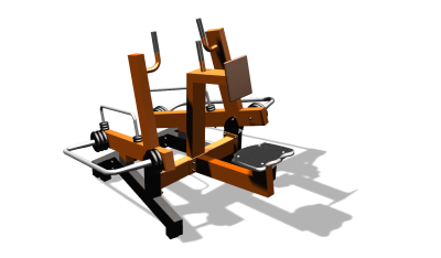 Силовой уличный тренажер  "Рычажная тяга"  УТ419 (тренажер находится на оптимизации у производства  и внешне может отличится от заявленной картинки в Нижнем Новгороде