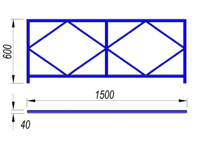 Ограждение площадки МАФ 5001 в Нижнем Новгороде