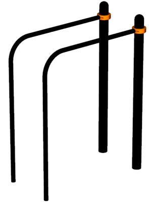 Воркаут брусья приставные ВС-39 в Нижнем Новгороде