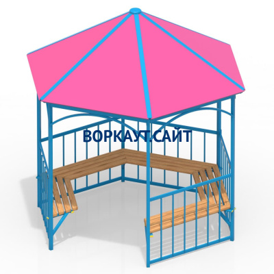 Беседка с лавками МАФ 4120 в Нижнем Новгороде