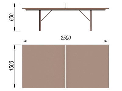 Теннисный стол МАФ 3517 в Нижнем Новгороде