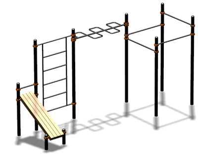 Спортивный комплекс воркаут ВС-74 в Нижнем Новгороде