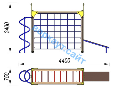 Детский спортивный комплекс Юниор ДСК 3105 в Нижнем Новгороде