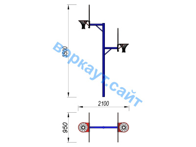 Баскетбольный щит двойной СИО 3511 в Нижнем Новгороде