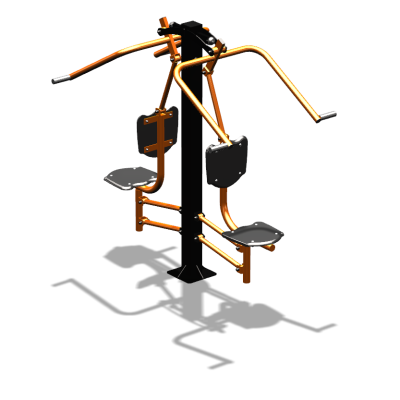 Уличный тренажер  "Верхняя тяга двойная"  УТ207 в Нижнем Новгороде